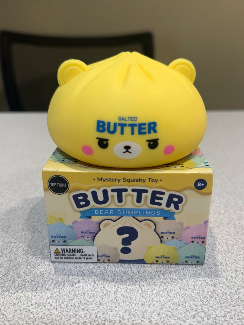 NEW Top Trenz Butter Bear Dumplings Mystery Squishy Toy YELLOW Butters